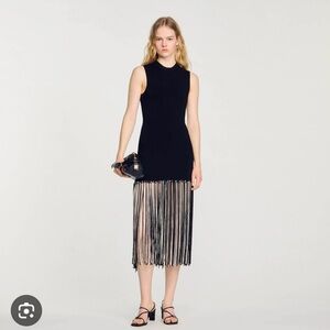 Sandro fringe dress